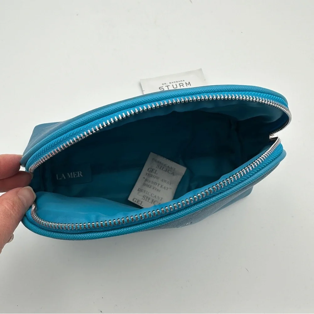 La Mer Cosmetic Bag Travel Pouch Case with Samples Beauty‎ Luxury Vacation Skin